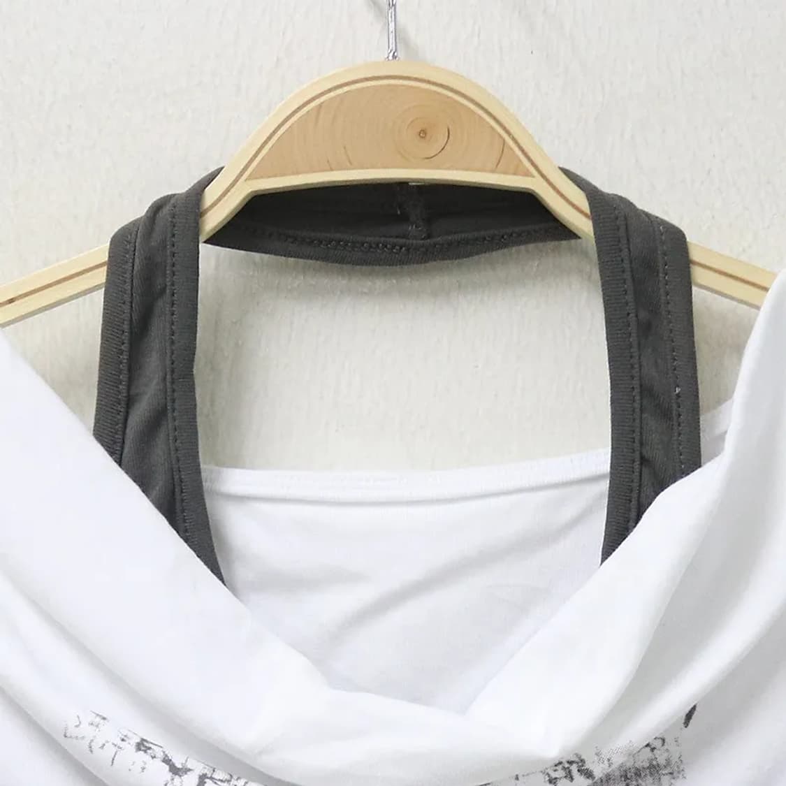 레이어드 셔링 반팔 티셔츠 66472 상품이미지5