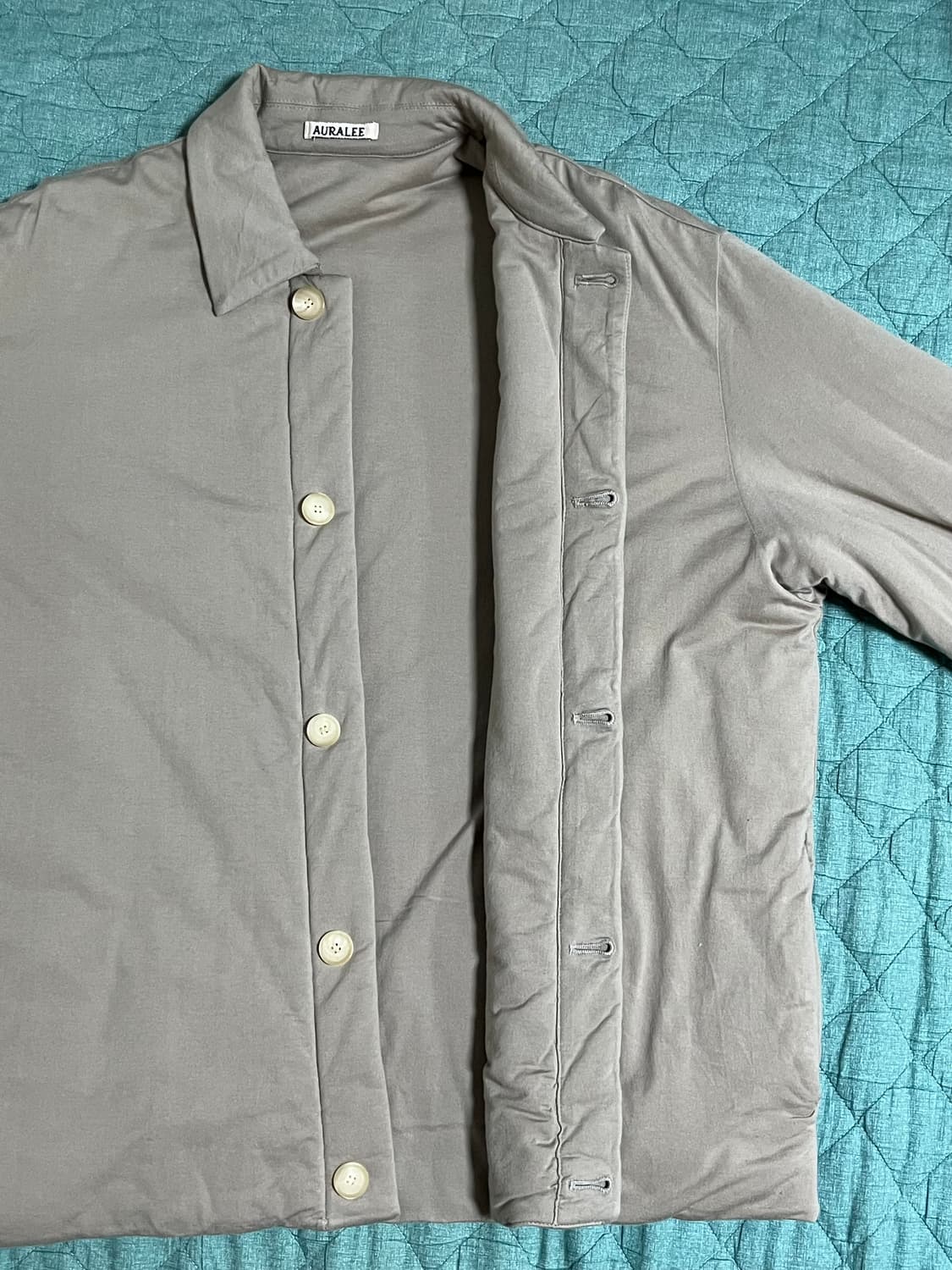 AURALEE 오라리 푸퍼 패딩 그레이 (3) 상품이미지5