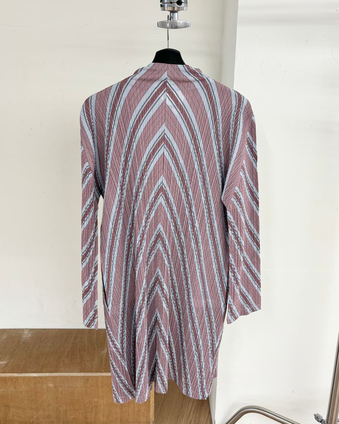 플리츠 플리즈 플리츠 숄 가디건 자켓 상품이미지6