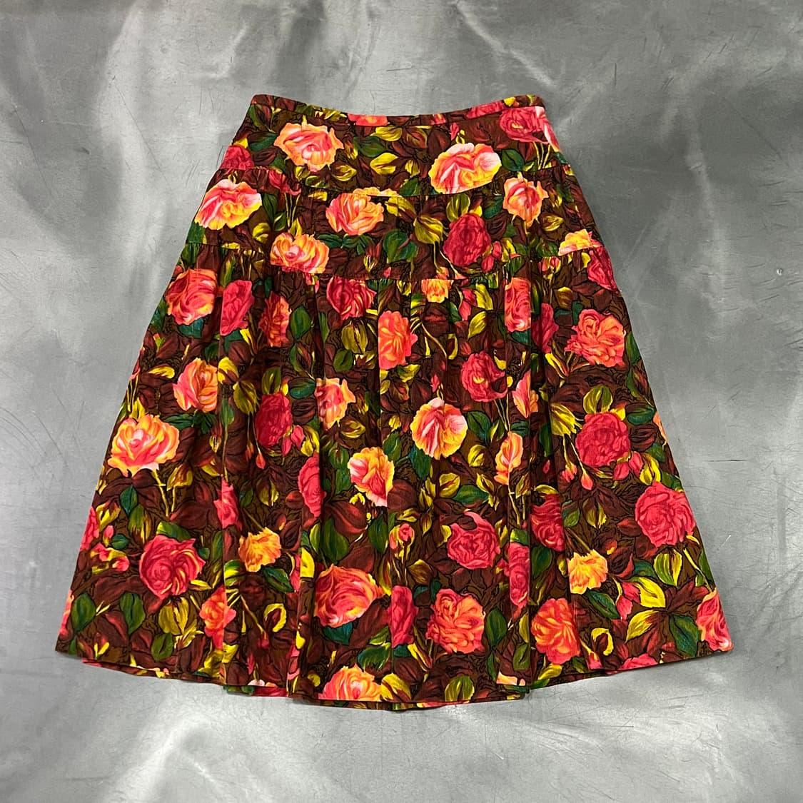  겐조 플라워 패턴 코듀로이 스커트 y15121 상품이미지1