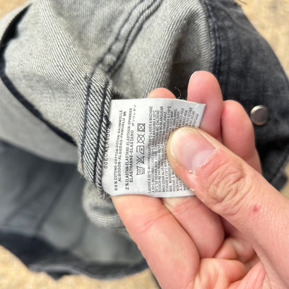 디젤(DIESEL)멀티포켓 흑청 트러커 자켓 상품이미지10