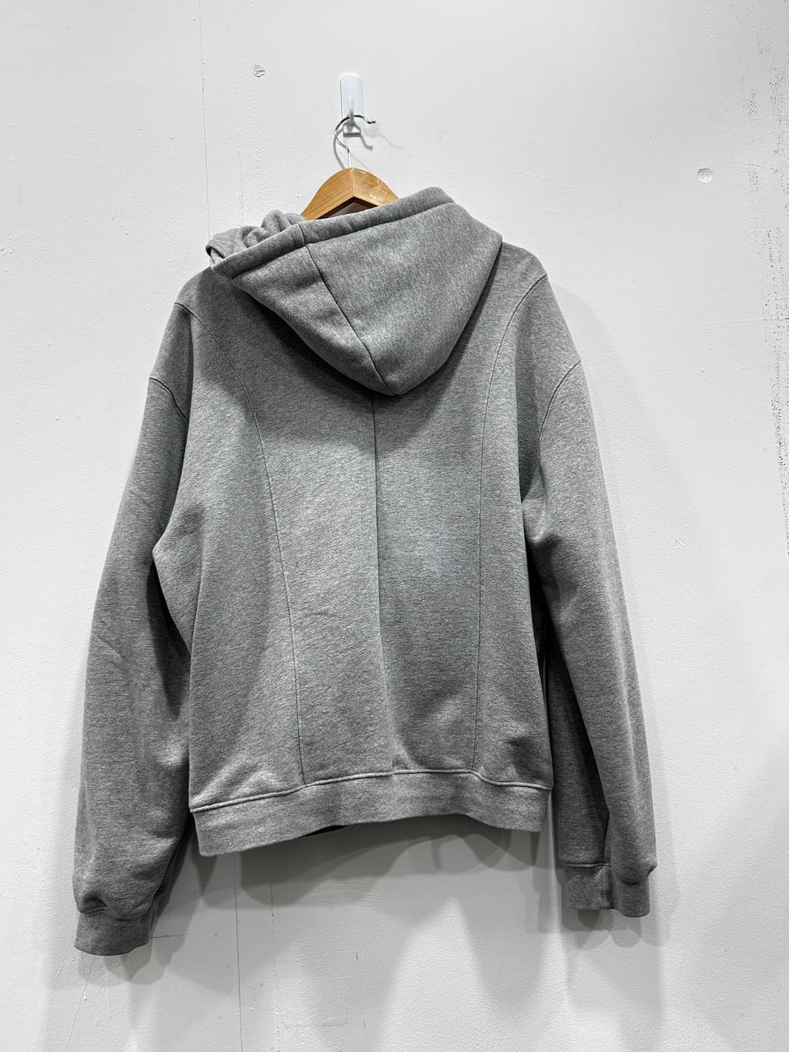 우알롱 그레이 후드집업 오버핏 M 상품이미지5