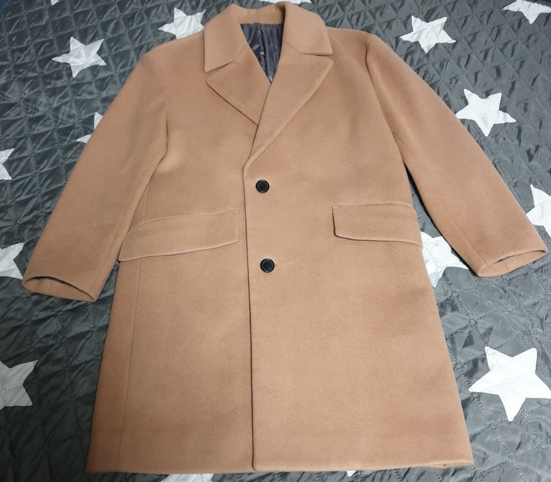 마인드브릿지 안감누빔 울혼방 코트 베이지 (95) 상품이미지1