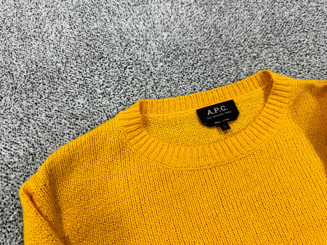 아페쎄 옐러우머스타드 라운드니트 상품이미지2