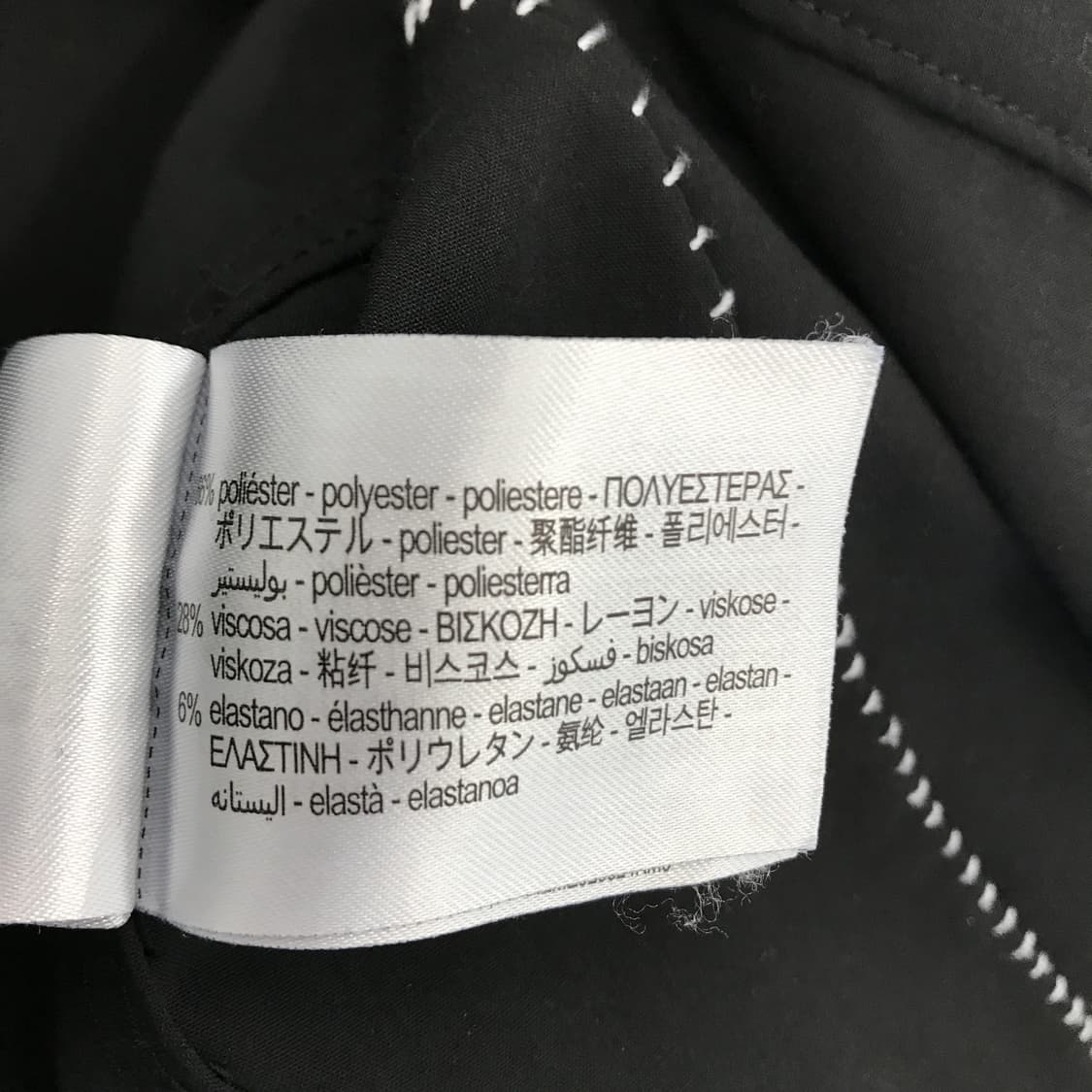 자라 스티치 오버사이즈 셔츠 블랙 [L] 상품이미지5