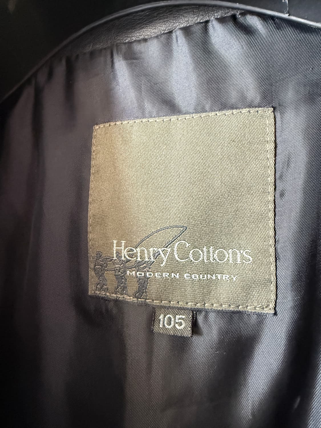 헨리코튼 양가죽 싱글 가죽자켓 XL 상품이미지2