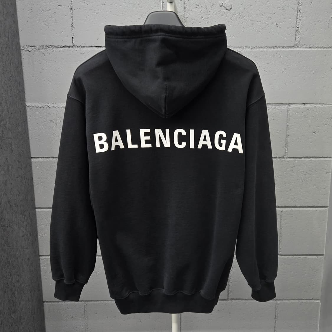 발렌시아가 백로고 후드 오버핏XS 상품이미지2