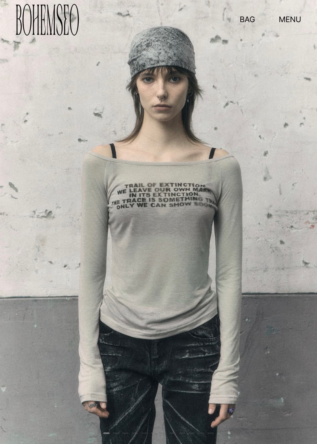 보헤미안 서울 프린티드 롱슬리브 상품이미지1