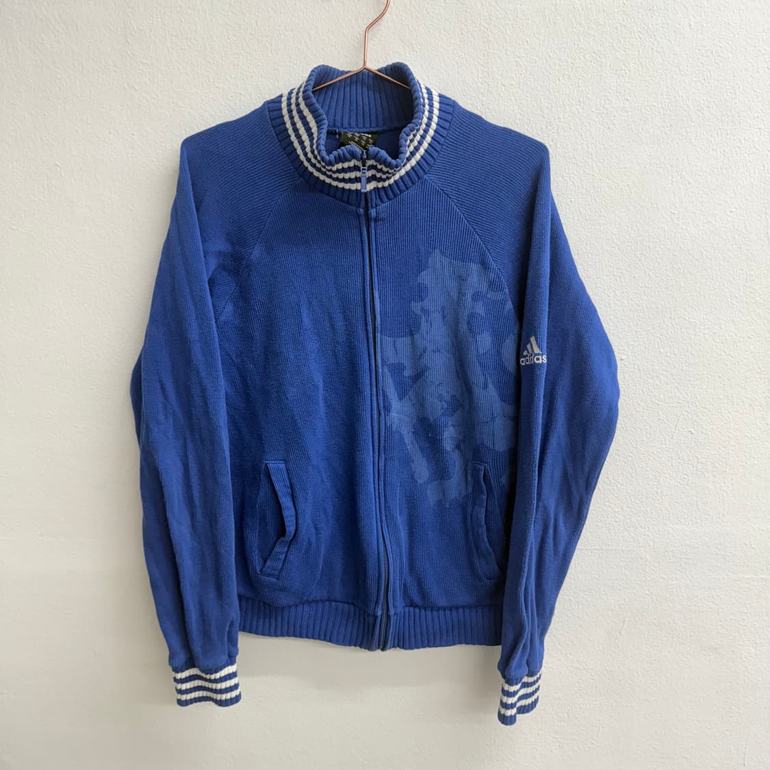 아디다스 리미티드 첼시 집업 니트 딥블루 xs 상품이미지1