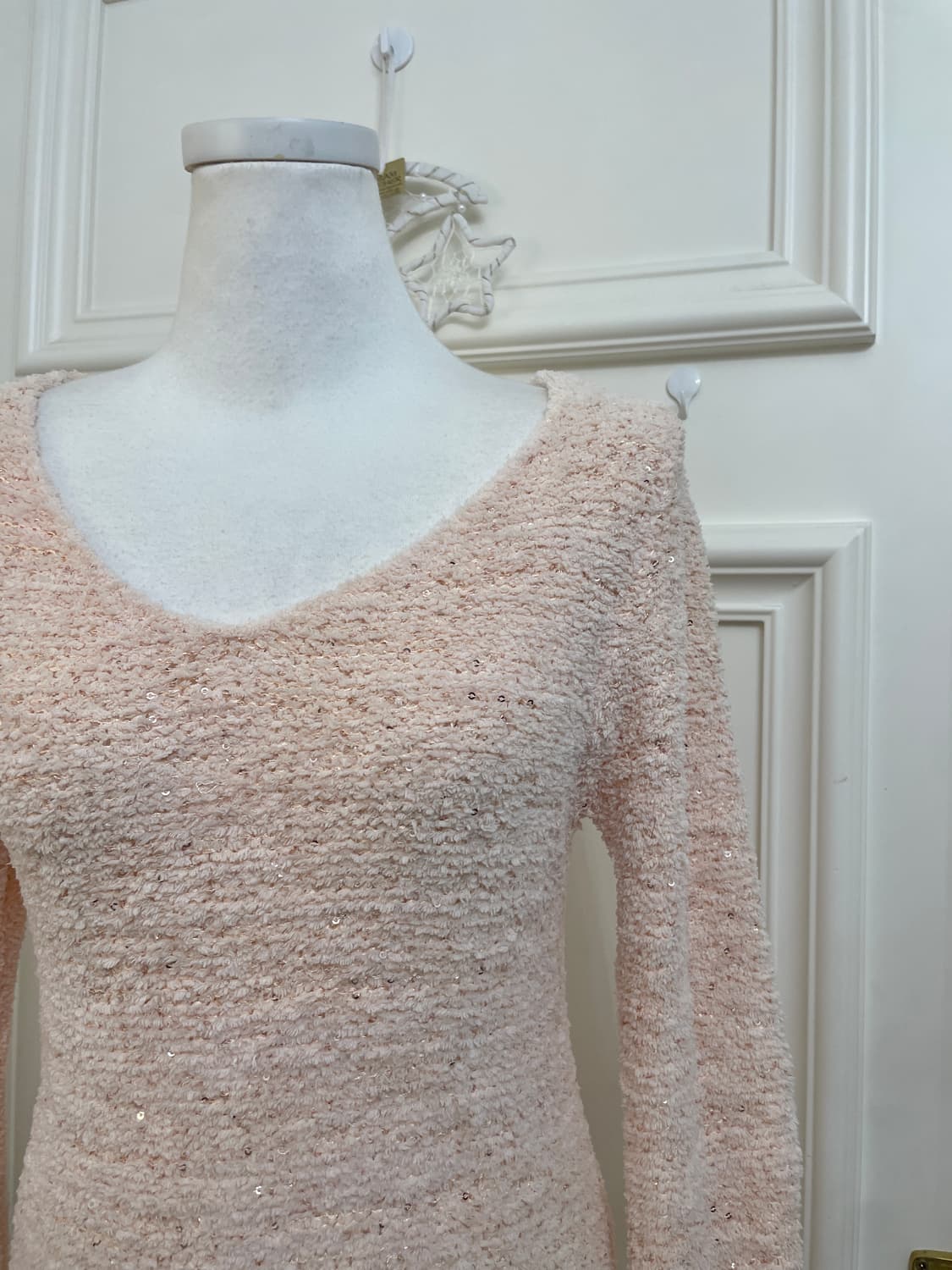 SNIDEL sheer pink glitter point cozy min 상품이미지7