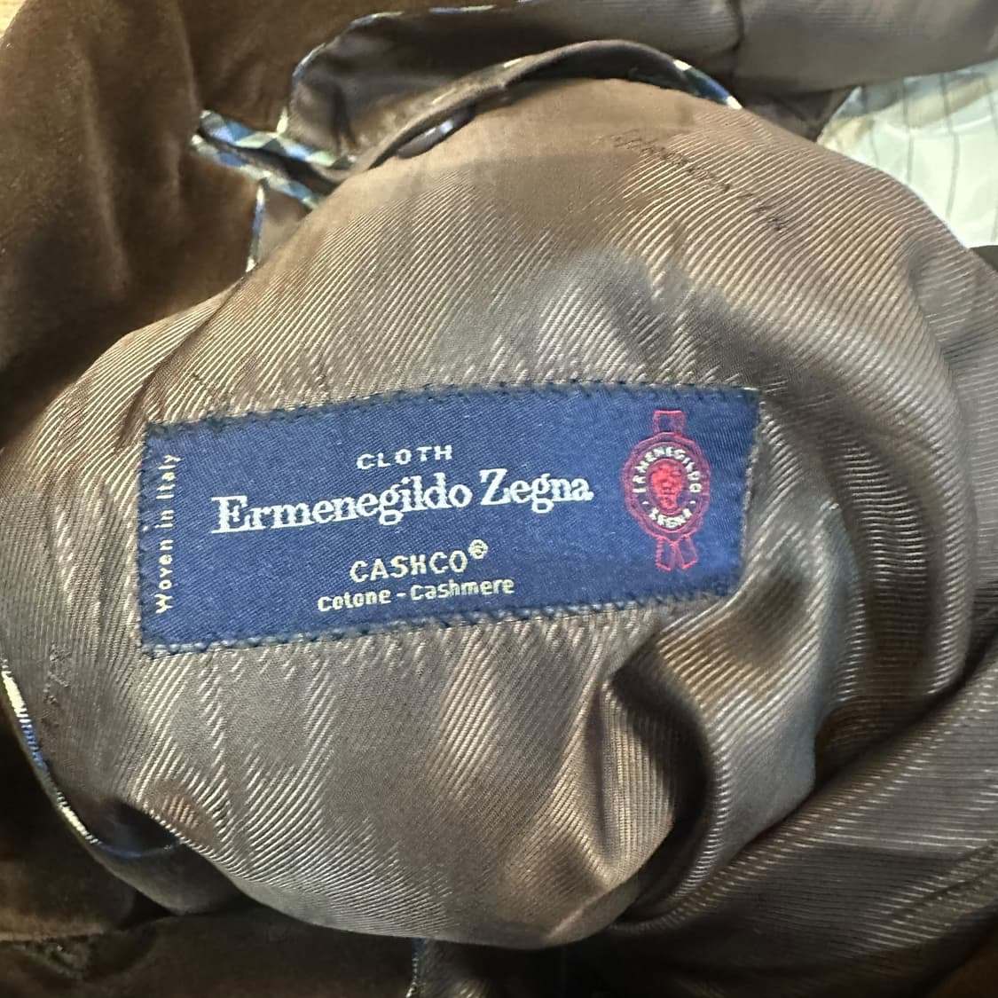 로가디스 에르메네질도 제냐 벨벳 자켓 상품이미지6