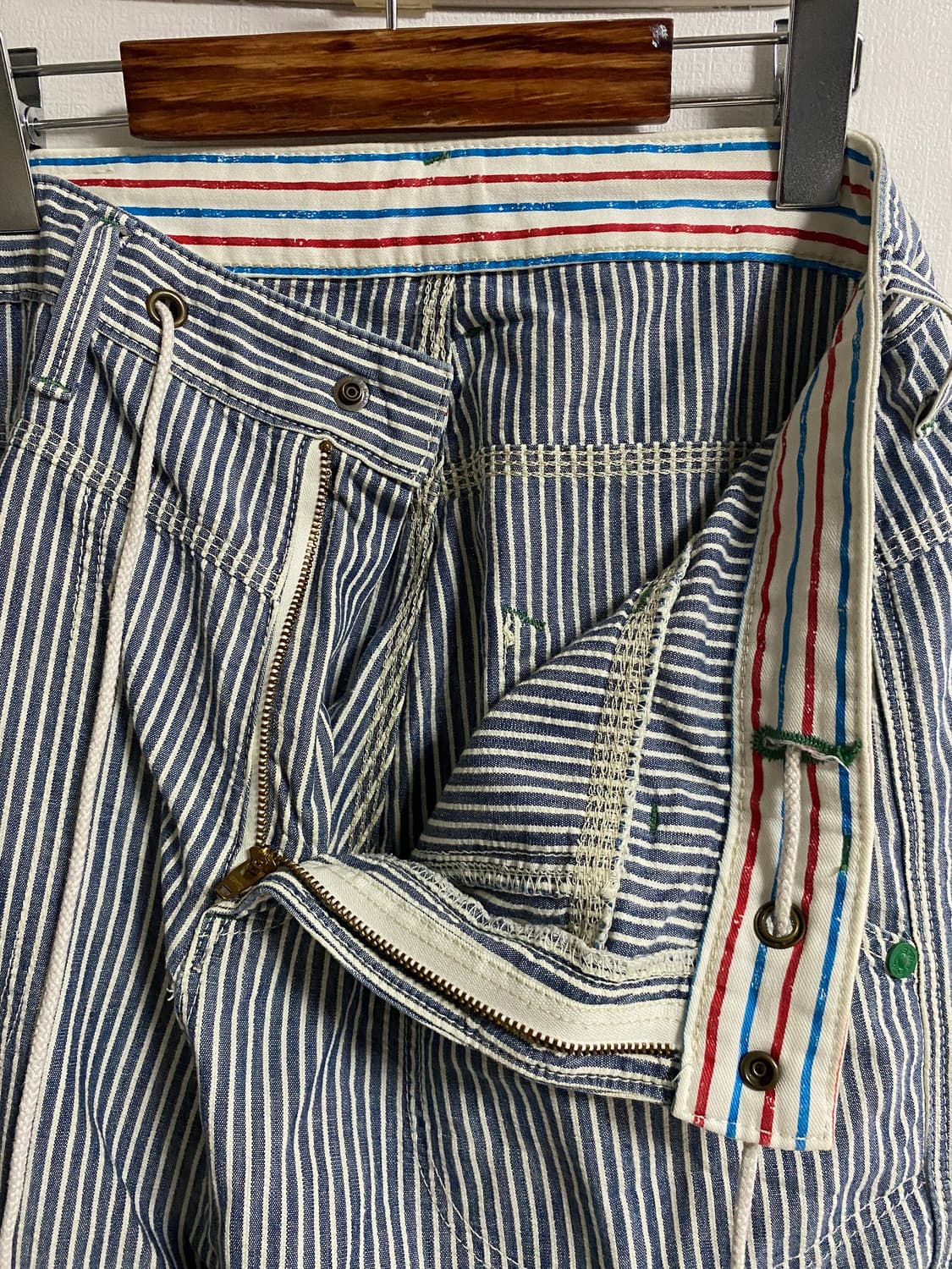 (36)에드윈 재팬메이드 덩가리핏 히코리 스트라이프 워크 팬츠 상품이미지2