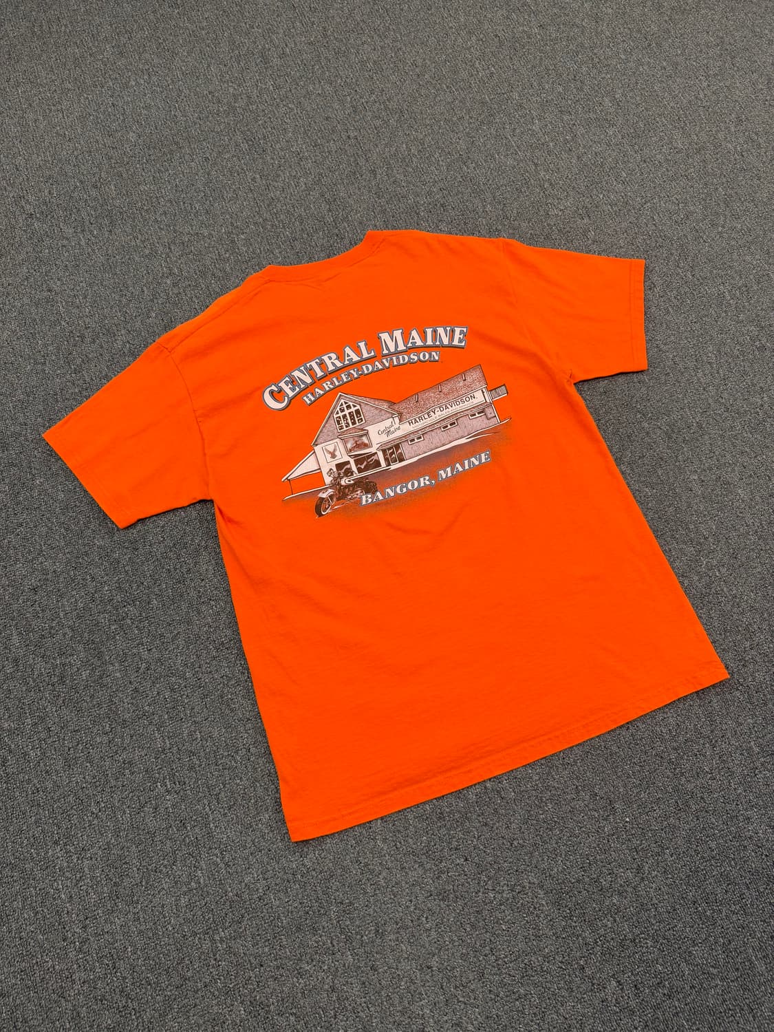 L) 할리데이비슨 빈티지 프린팅 반팔 티셔츠 상품이미지6