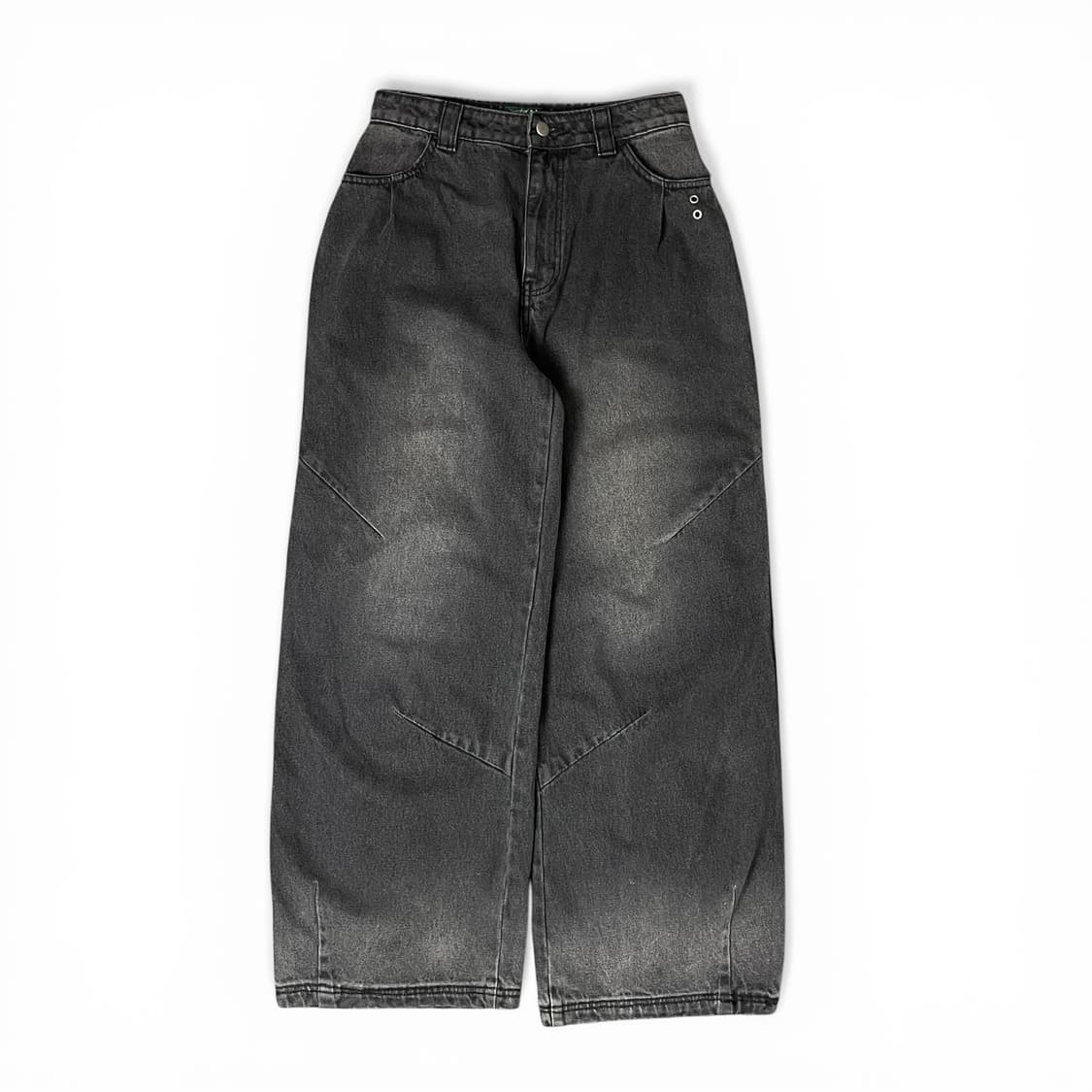(27)  더콜디스모먼트 블랙 절개 라인 워싱 데님 팬츠 S 상품이미지1