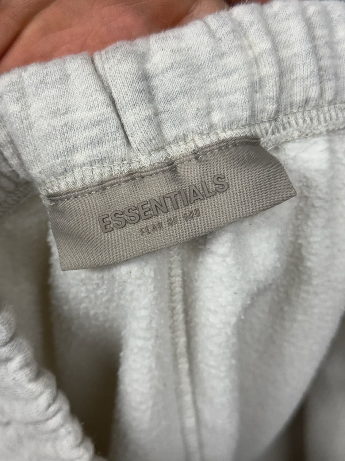 에센셜 피어오브갓 스웨트 팬츠 라이트 오트밀 S 상품이미지7