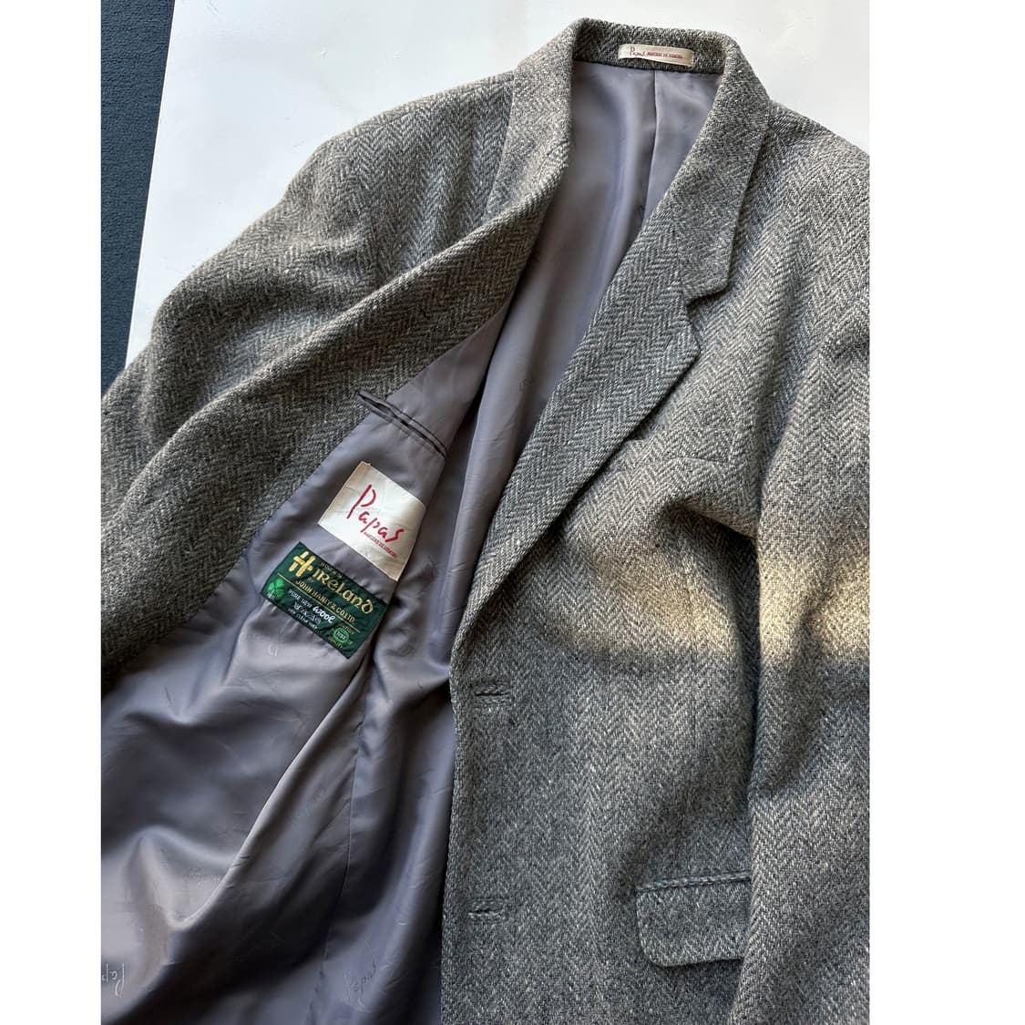 Wool tweed 2B over jacket 상품이미지5
