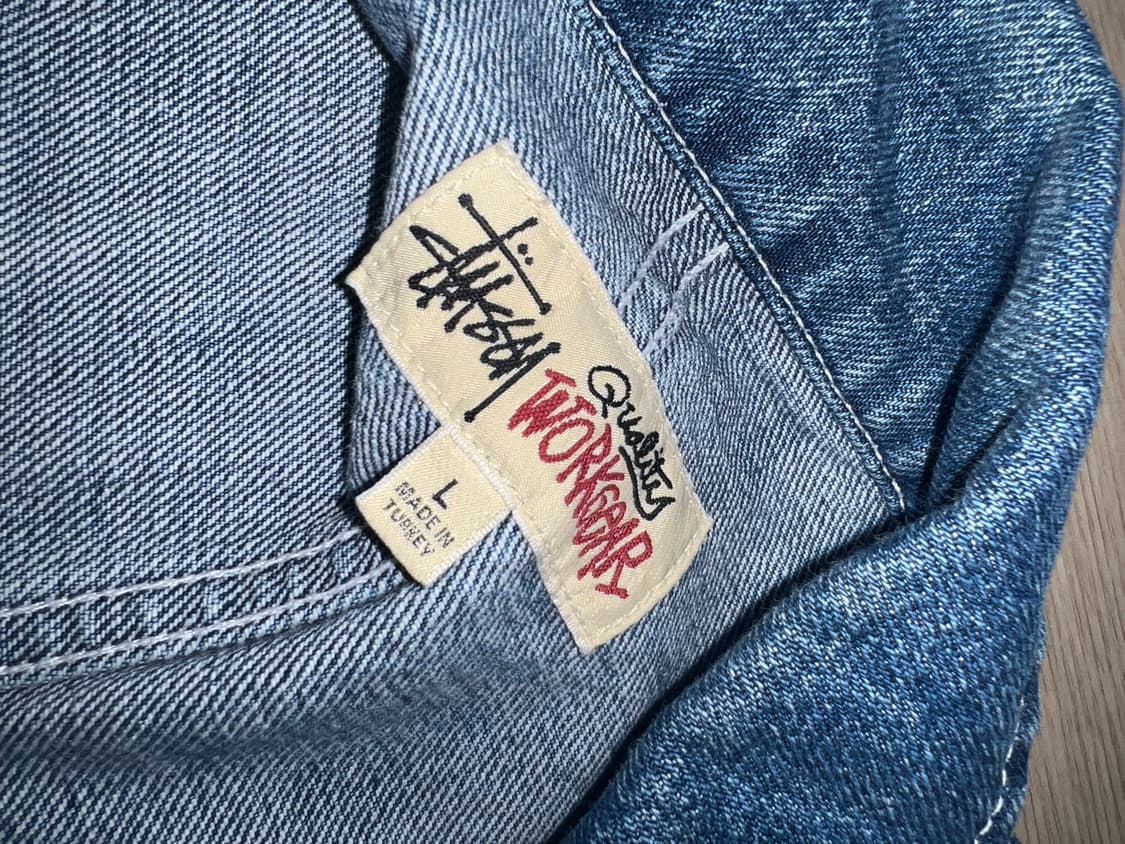 [급매]Stussy Workgear Denim Chore Jacket L 상품이미지2