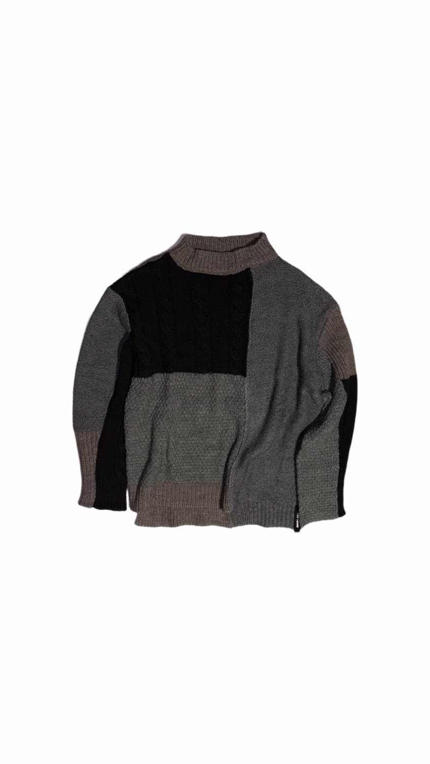 Isamu Katayama  Backlash Patchwork Knit 상품이미지1