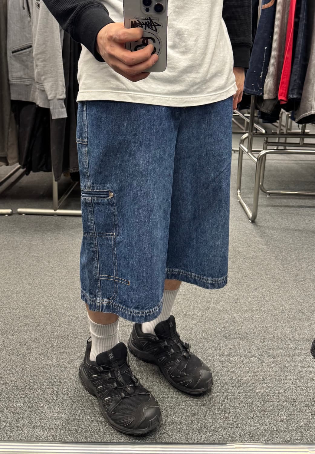 34) 펠레펠레 스트릿 와이드 버뮤다팬츠 상품이미지1