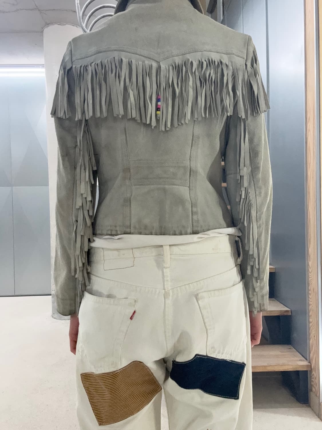 COSA NOVA 빈티지 스웨이드 가죽 자켓 상품이미지7