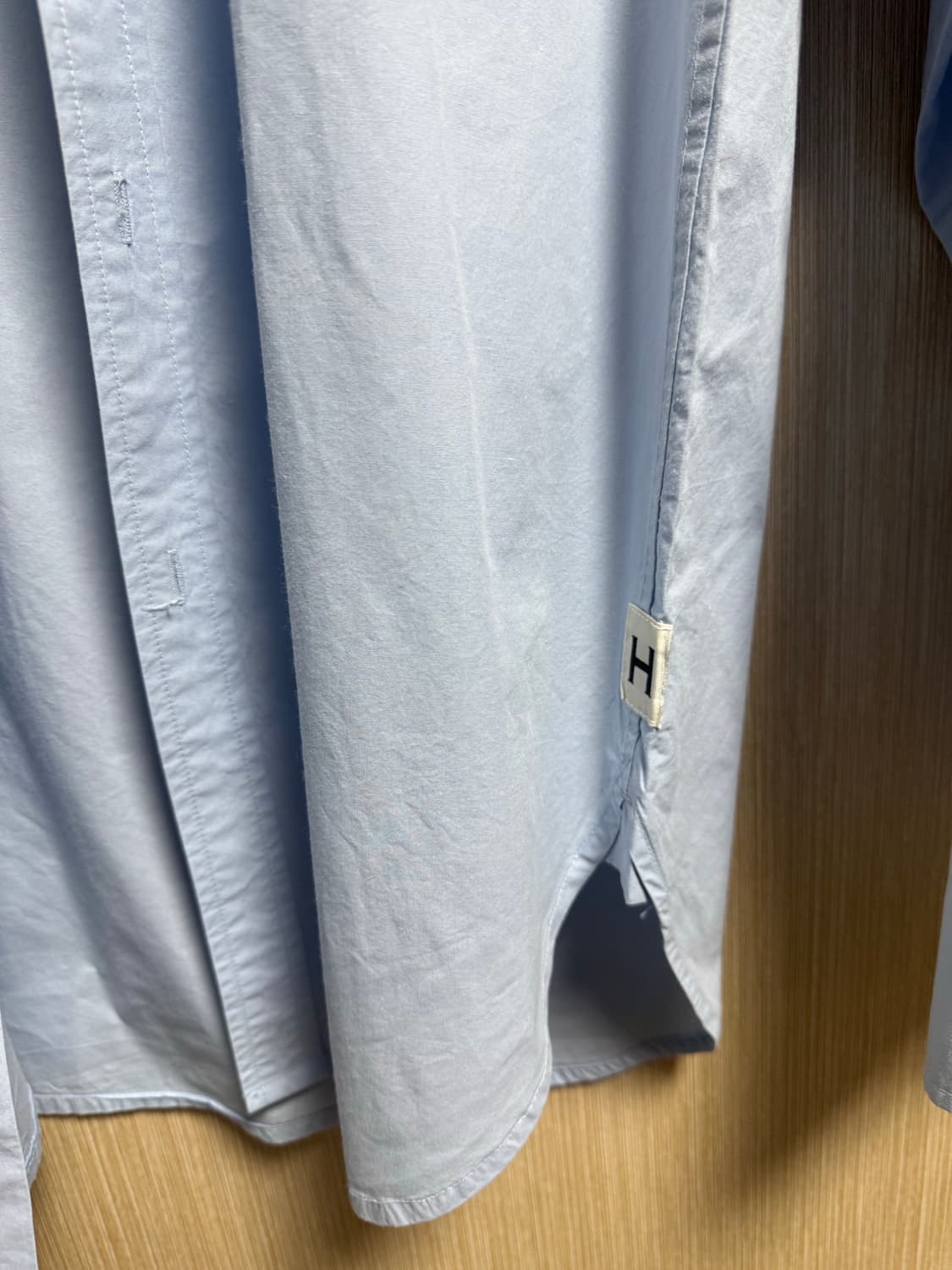 헤리티지플로스 타입라이터 스카이블루 셔츠 팝니다 상품이미지3