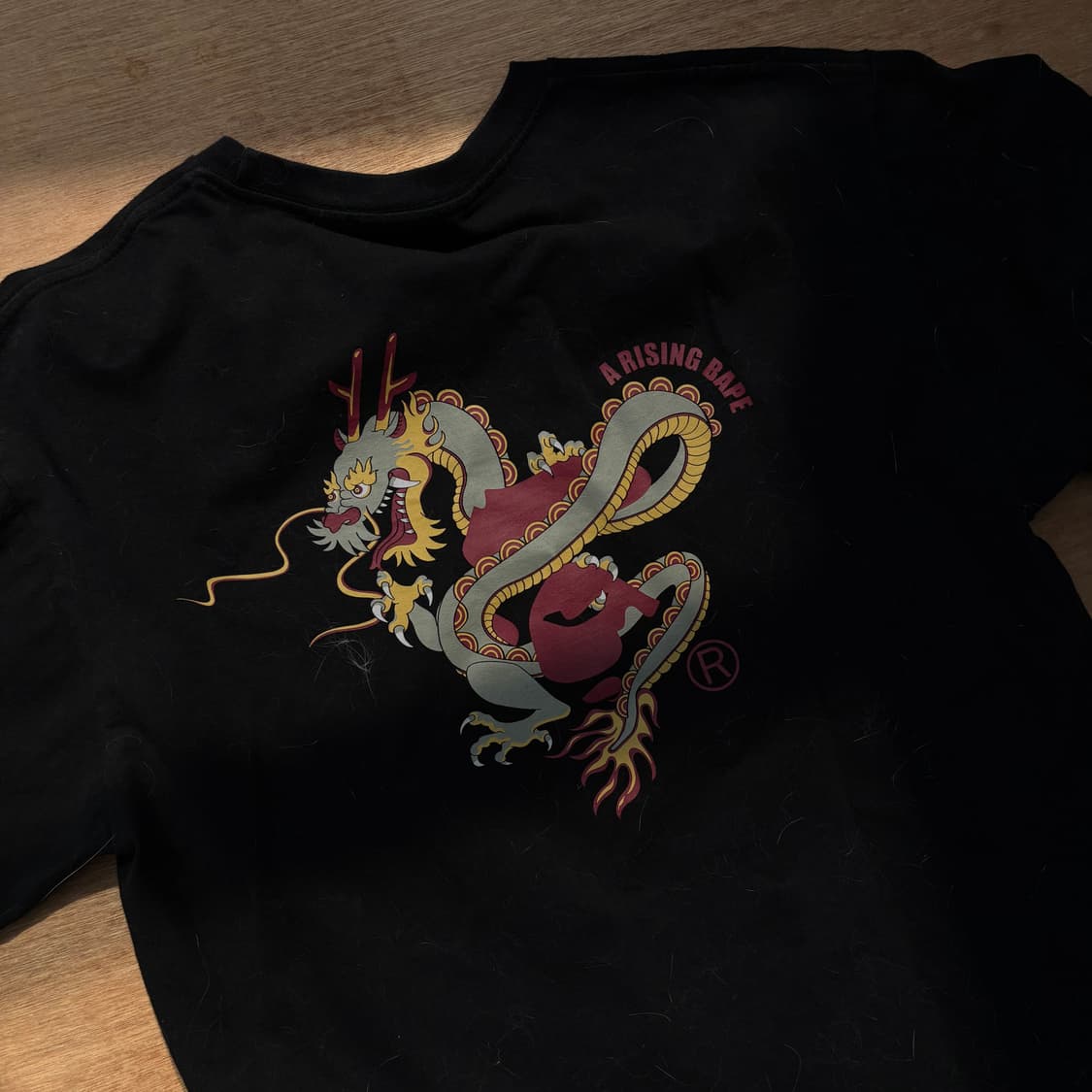 BAPE Dragon Logo Black Tee 베이프 상품이미지4