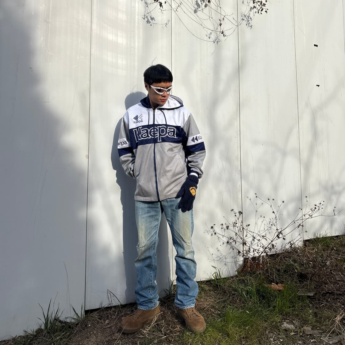 케파 빈티지 빅로고 컬러블록 후드 집업 저지 상품이미지4