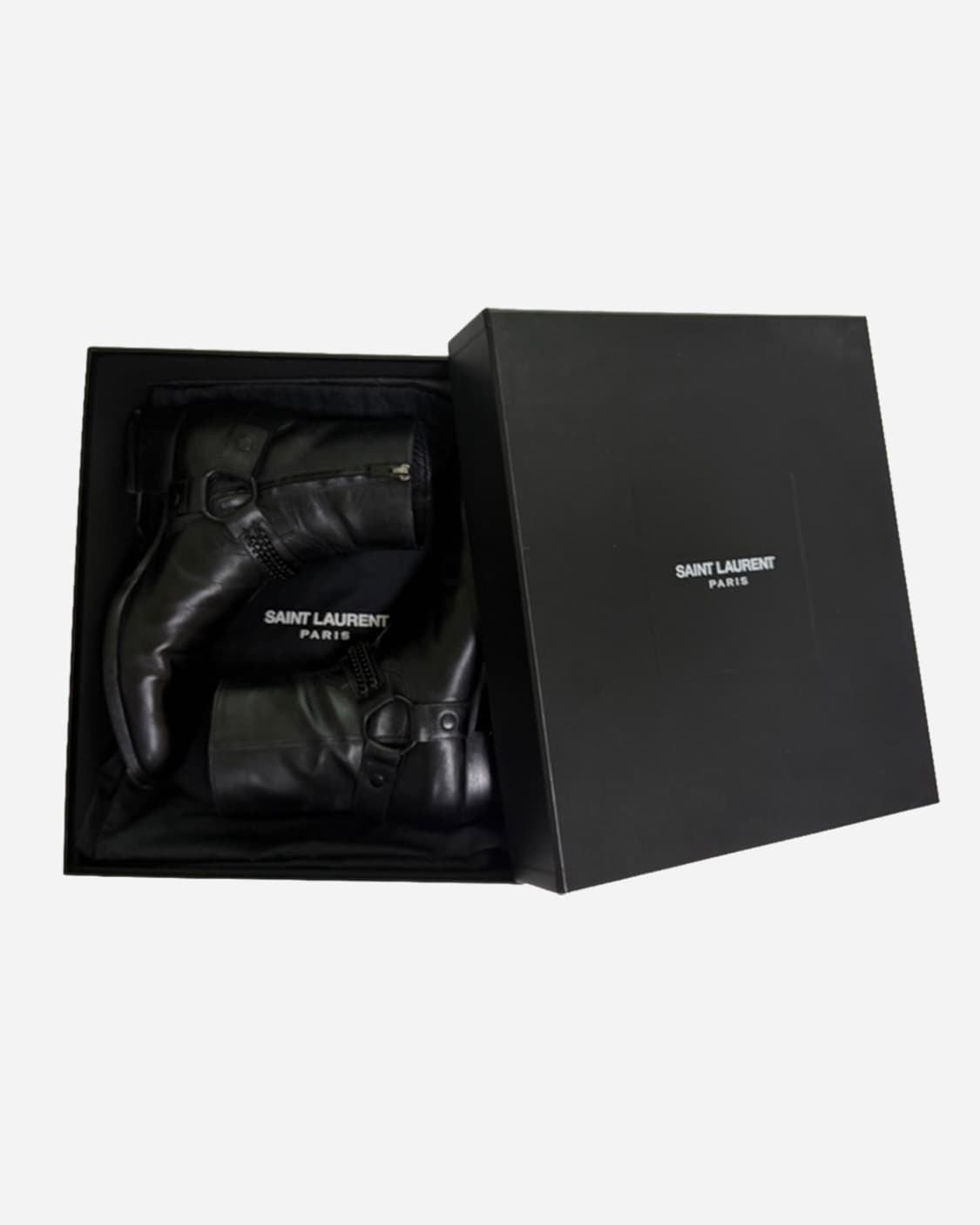 생로랑 FW16 와이어트 블랙 체인 하네스 부츠 39.5 상품이미지5