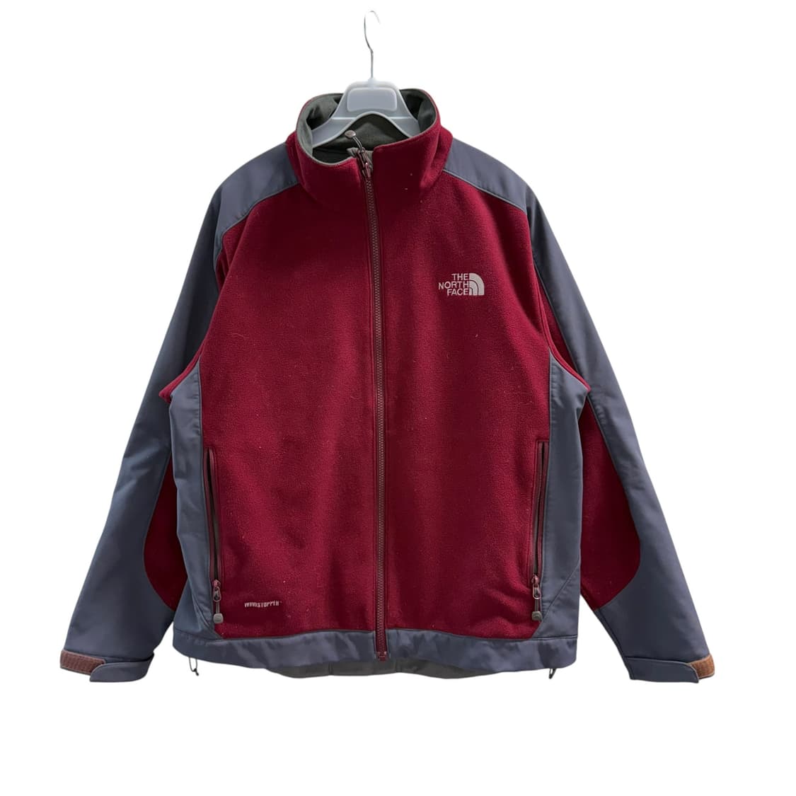 [L] 노스페이스 버건디 윈드스토퍼 플리스 자켓 상품이미지2