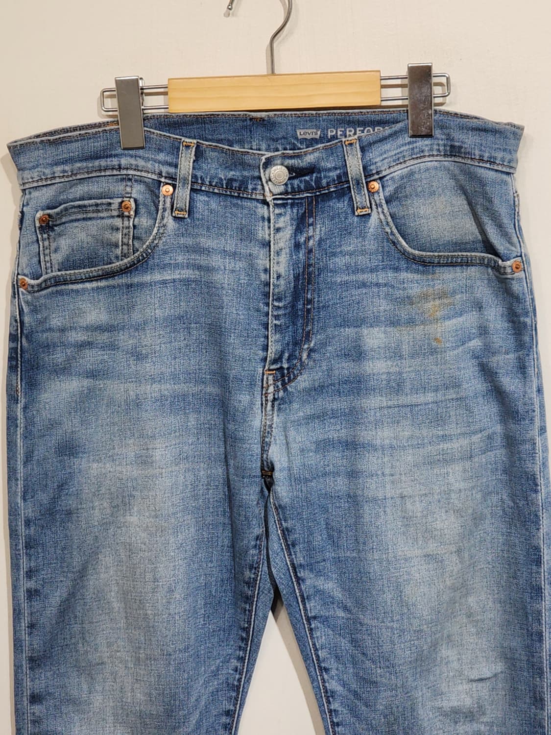 (33) 리바이스 502 청바지 연청 스판 데님팬츠 145주년판  상품이미지2