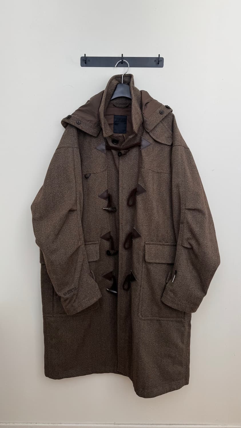 다이와피어39 고어텍스 테크 트위드 더플코트 상품이미지1