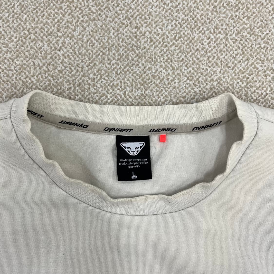 [L] 다이나핏 스노우 레오파드 맨투맨 스웻셔츠 0120M1 상품이미지2