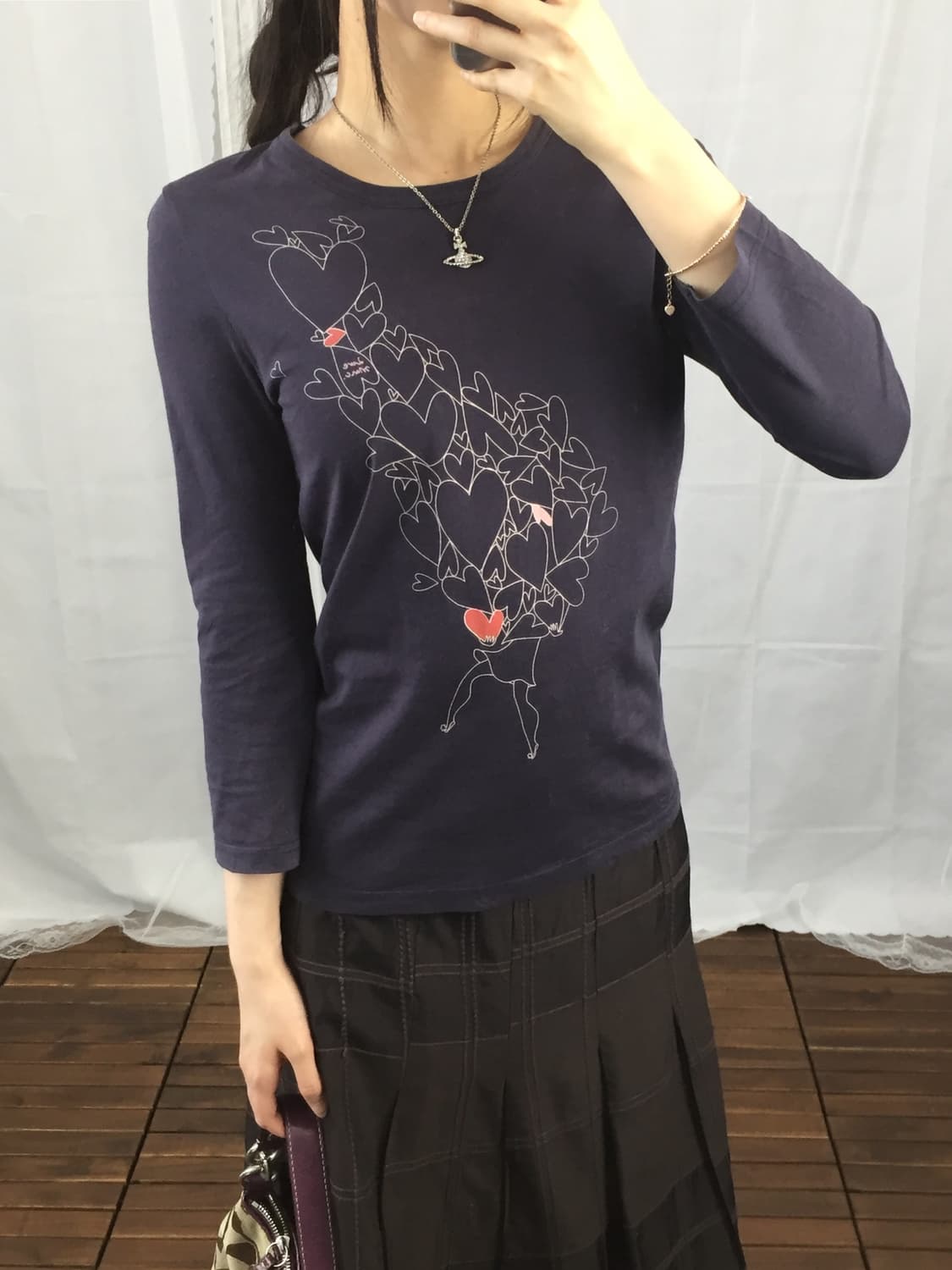 'Marc Jacobs' Heart Graphic Long Sleeve 상품이미지3