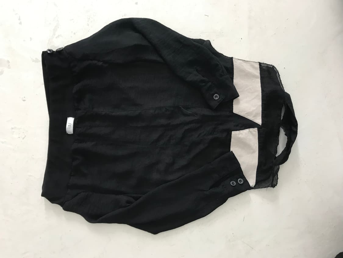 Custom🐾)Reversal shirt banded top/skirt 상품이미지8