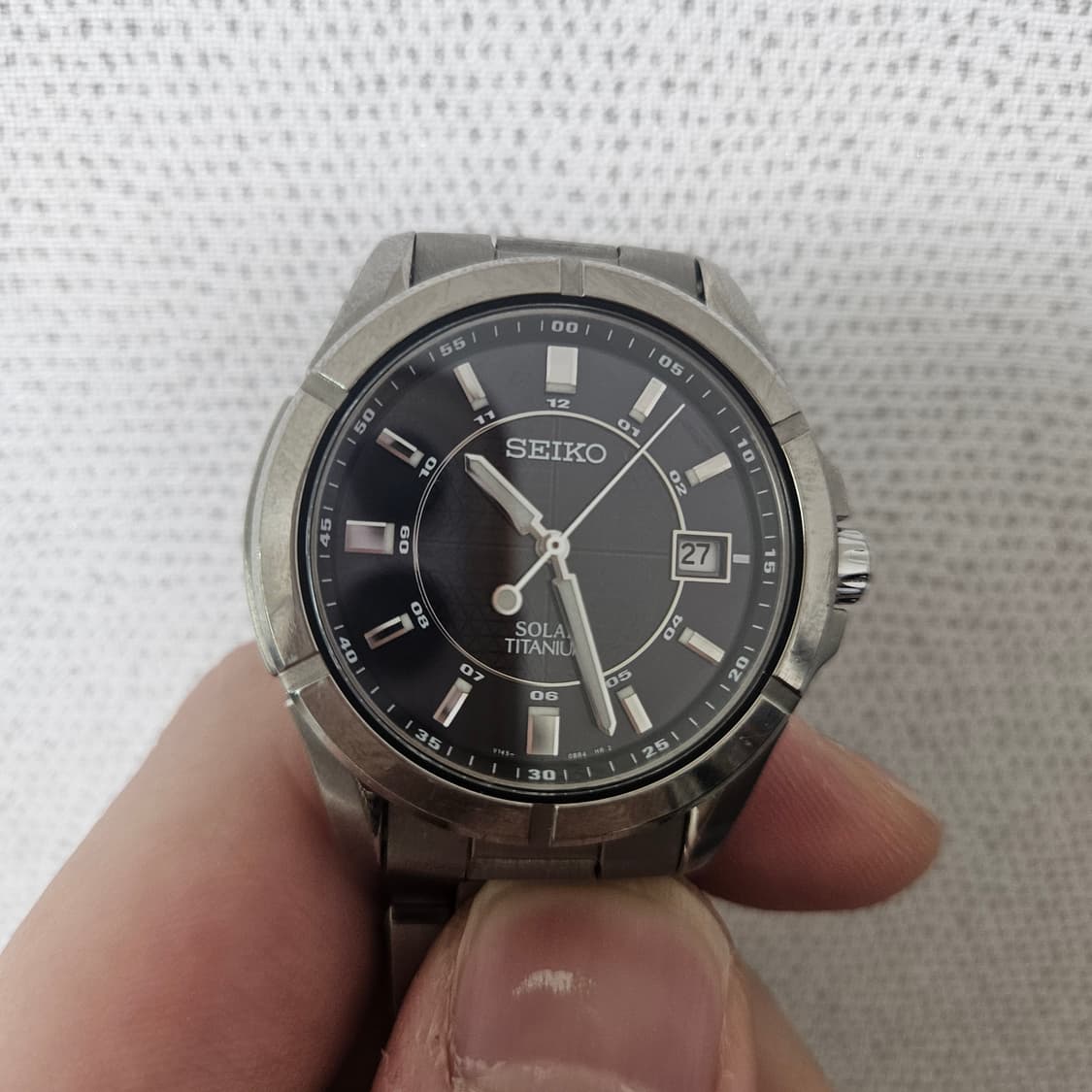 세이코 솔라 티타늄 시계 Seiko Solar 상품이미지2