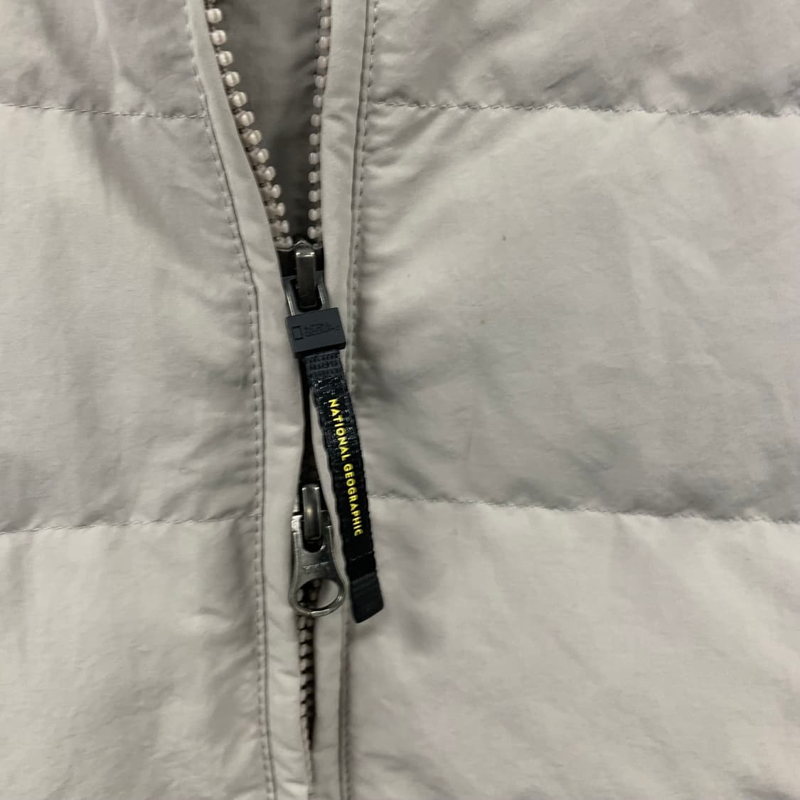 내셔널지오그래픽 와펜 베이지 경량 패딩 상품이미지6