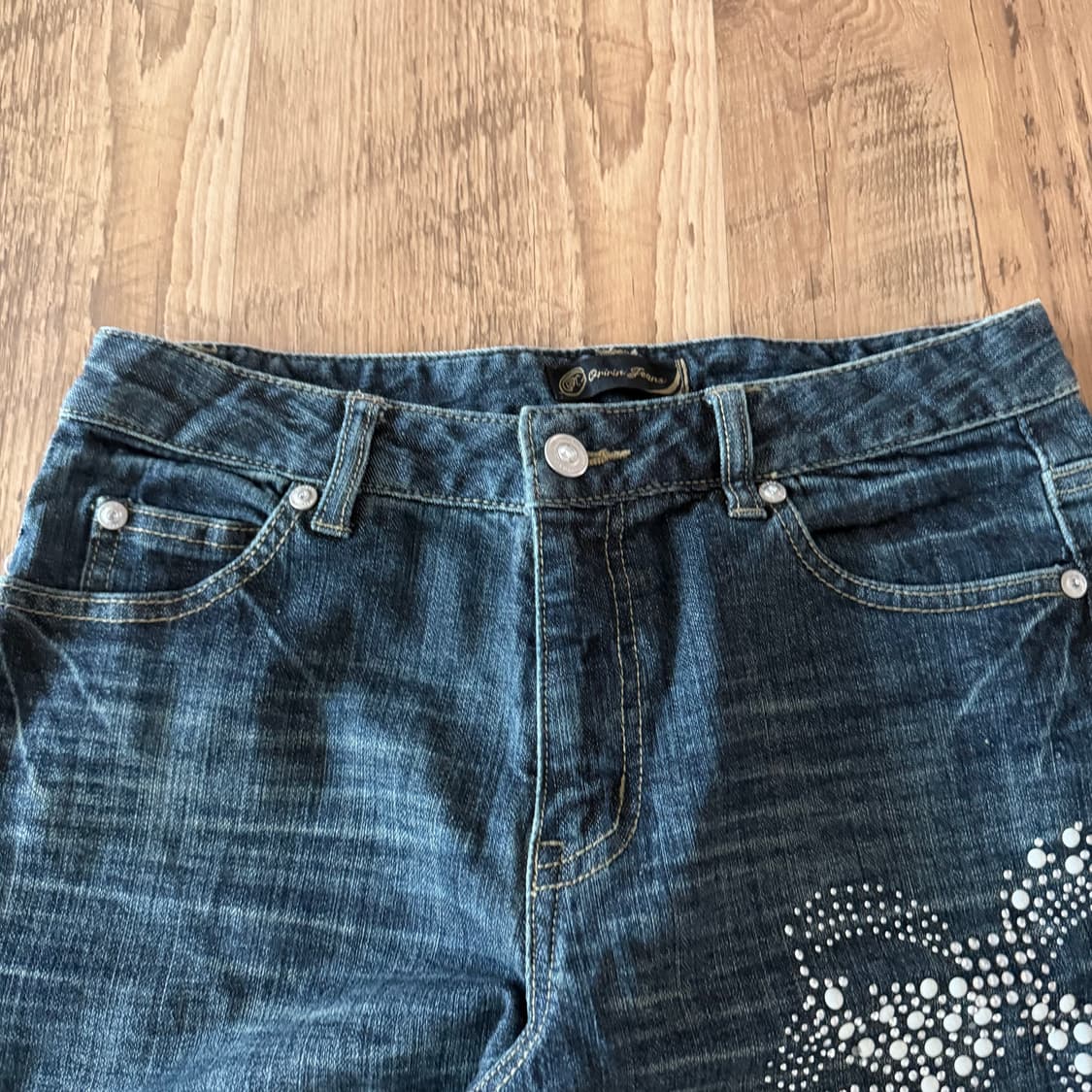 Vintage stud boots-cut jeans 상품이미지2