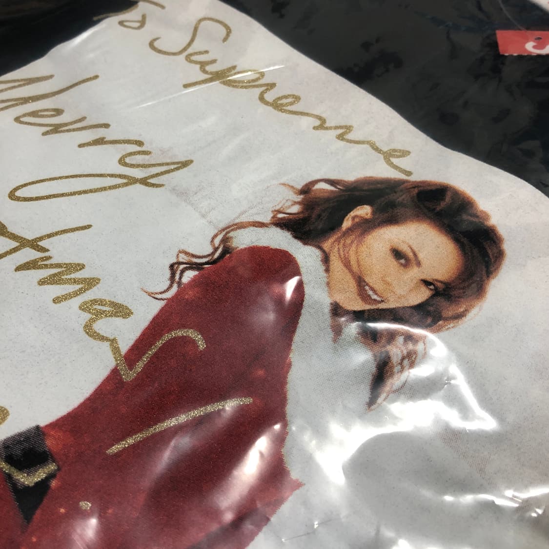 슈프림 머라이어 캐리 티셔츠 블랙 M 상품이미지3