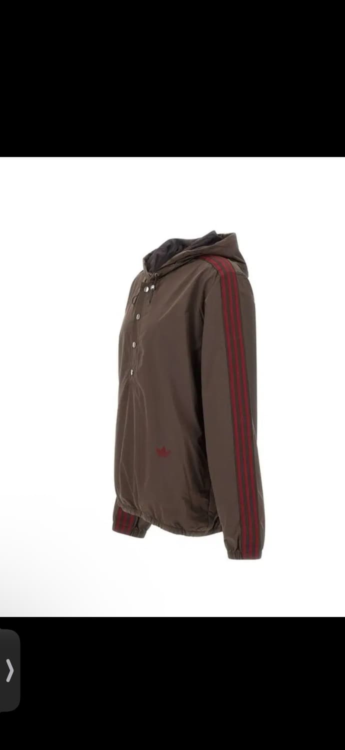 웨일즈보너 X 아디다스 후드 아노락자켓 XL 브라운 상품이미지2