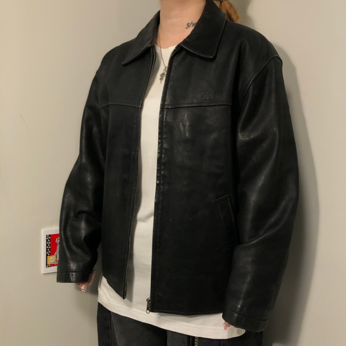 Lee 90’s 소가죽 자켓  상품이미지5
