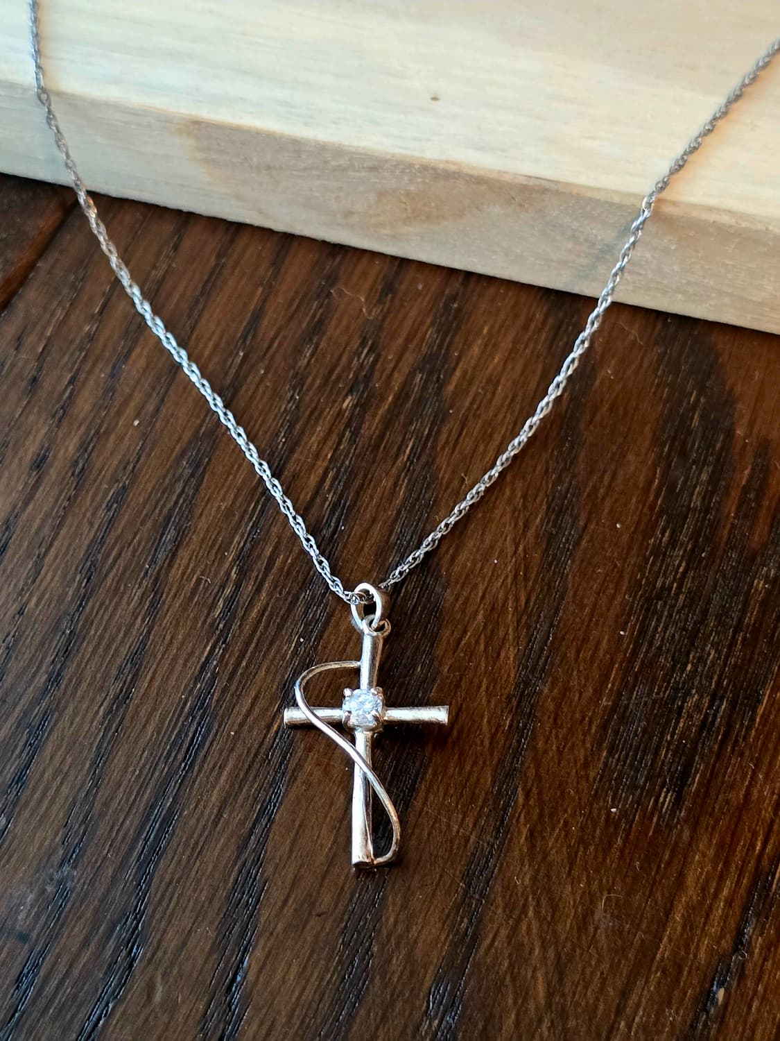🇺🇸빈티지 십자가 실버 목걸이 상품이미지2