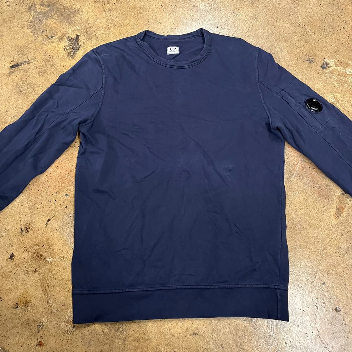 [정품/L] CP컴퍼니 네이비 렌즈 패치 긴팔 티셔츠 맨투맨 b8 상품이미지3