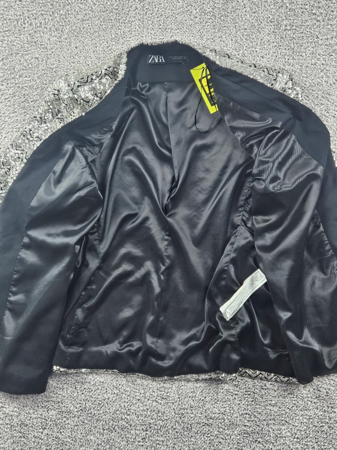 ZARA 실버 스팽글 블레이저 자켓 ( XL ) / 11248 상품이미지10