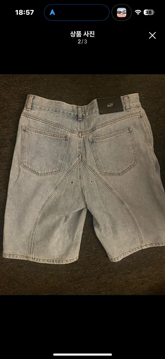 51퍼센트 데님 반바지 30 상품이미지2