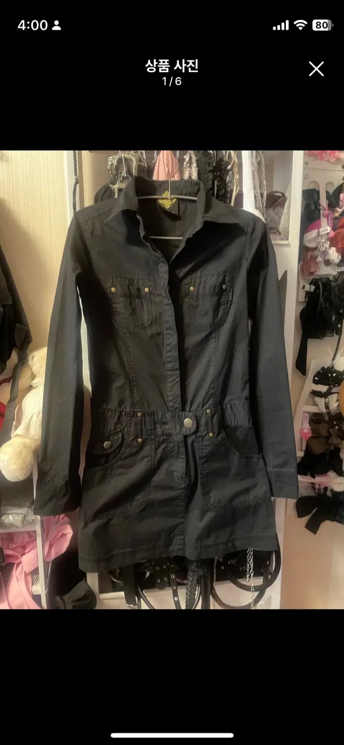 빈티지 카고 미니 원피스 상품이미지1