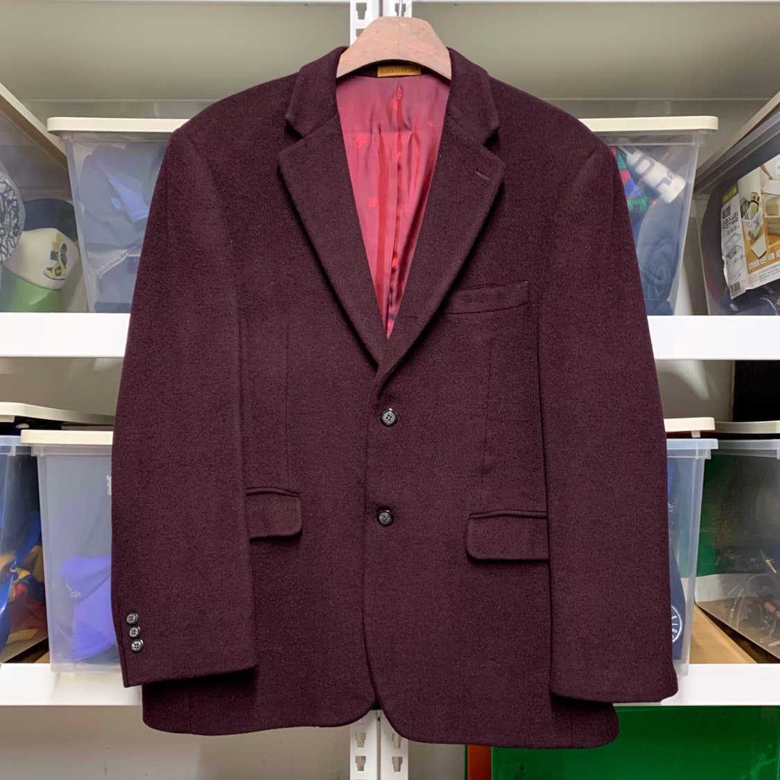 [L] ALBERTO CELINI 울마크 블레이저 상품이미지2