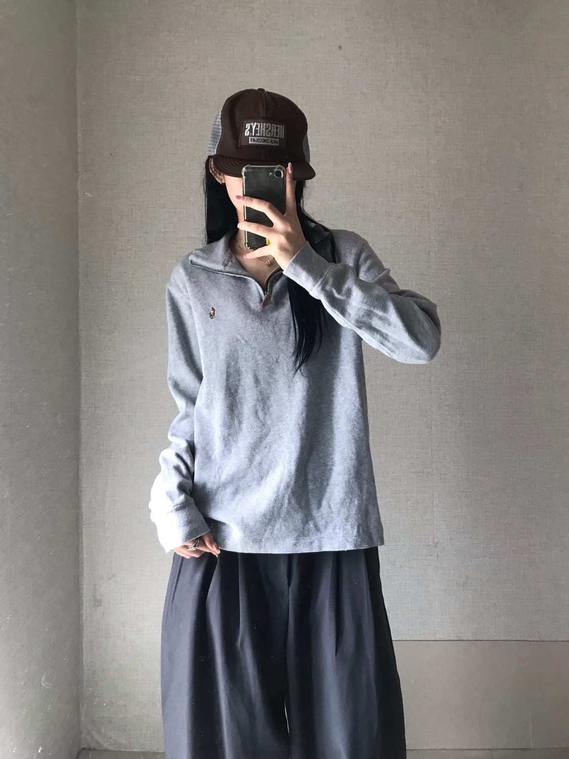 폴로 그레이 반집업 상품이미지5
