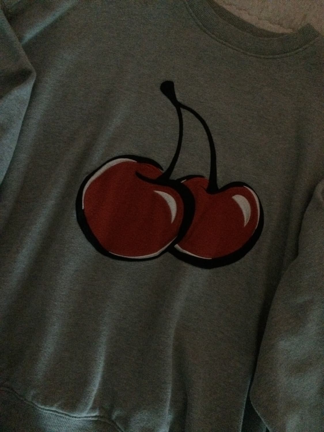 키르시 회색 맨투맨 상품이미지1