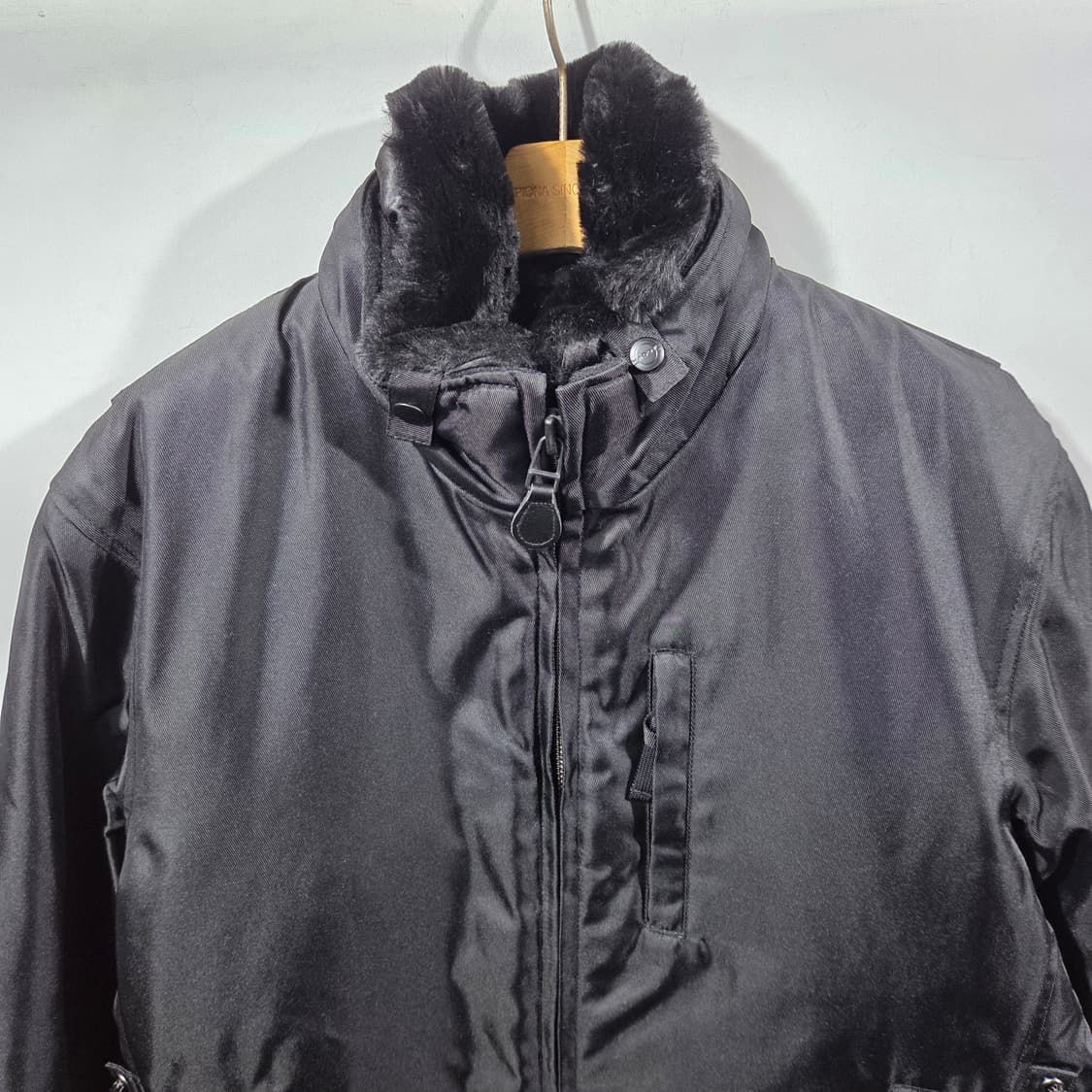 [KADOYA] 카도야 레이스업 본디지 퍼 디테일 자켓 상품이미지3