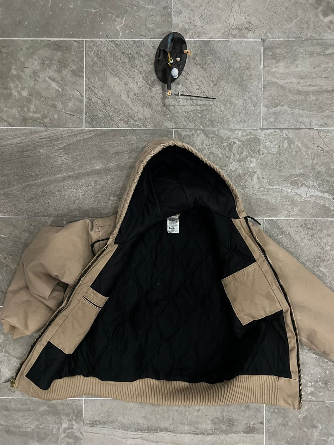 (S) 칼하트 후드 덕 액티브 자켓 J130 SDL 새들 상품이미지3